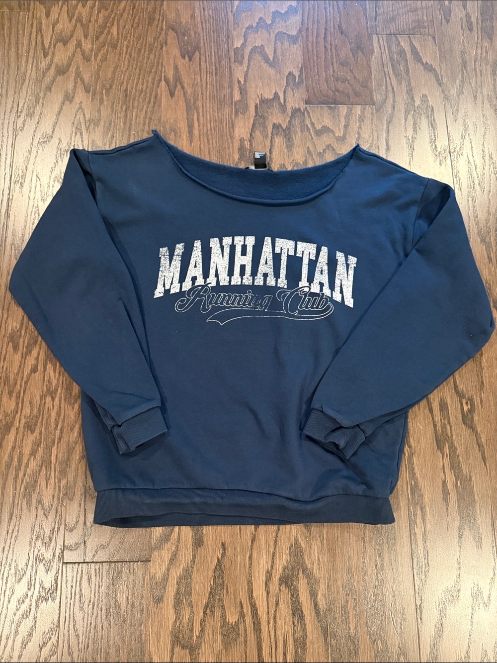 Manhattan Running Club Women's Navy Sweatshirt